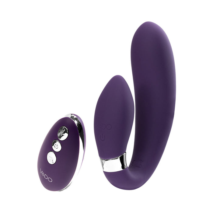 VeDO Jeni C-Shaped Dual Motor Vibe with Remote Purple Tester