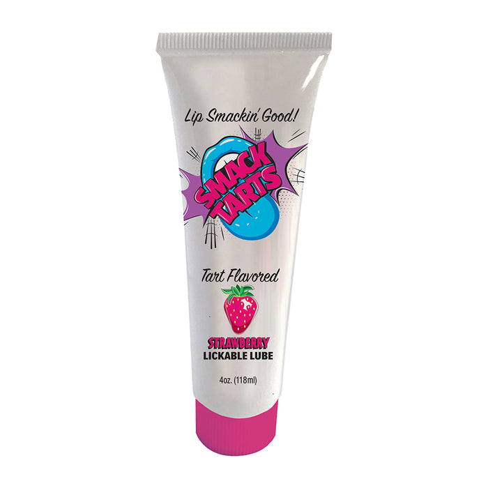 Smack Tarts Lickable Sour Strawberry Lube 4 oz. Tester