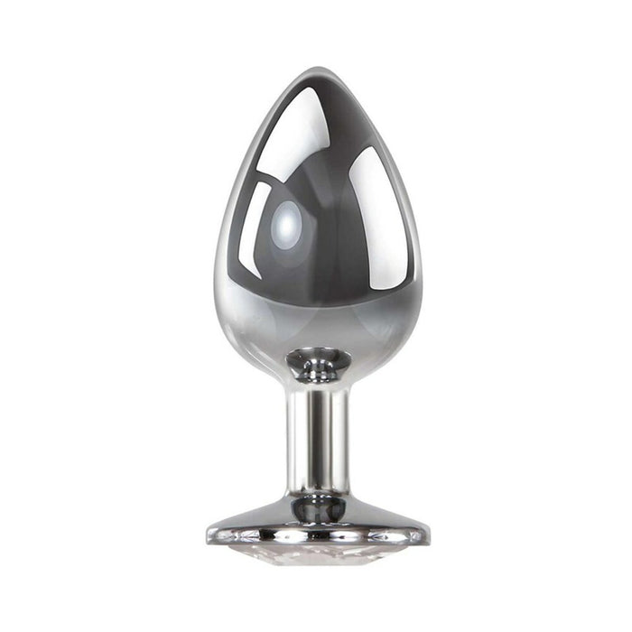 Adam & Eve Clear Gem Anal Plug Large Tester