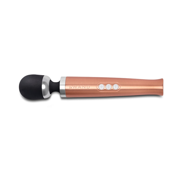 Le Wand Die Cast Rechargeable Massager Rose Gold Tester