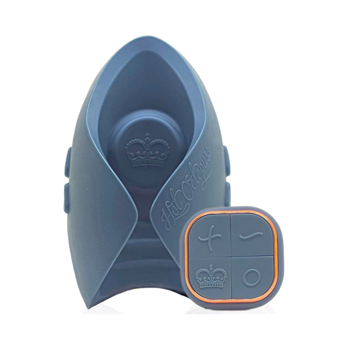 Hot Octopuss Pulse Duo Rechargeable Remote Control Vibrating Stroker Blue Tester