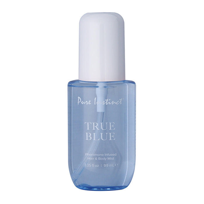 Pure Instinct Pheromone Hair & Body Mist True  Blue 3.35 oz. Tester