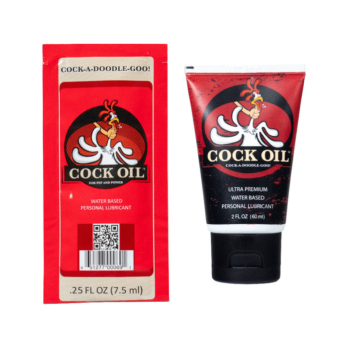 Cock Oil Sample 2 oz. and Foils