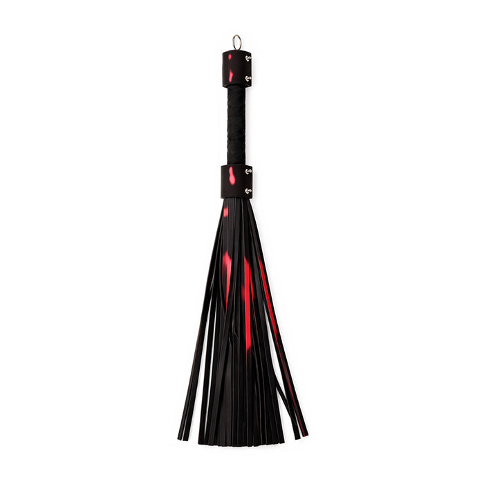 Heat Tease Flogger Black/Pink Tester