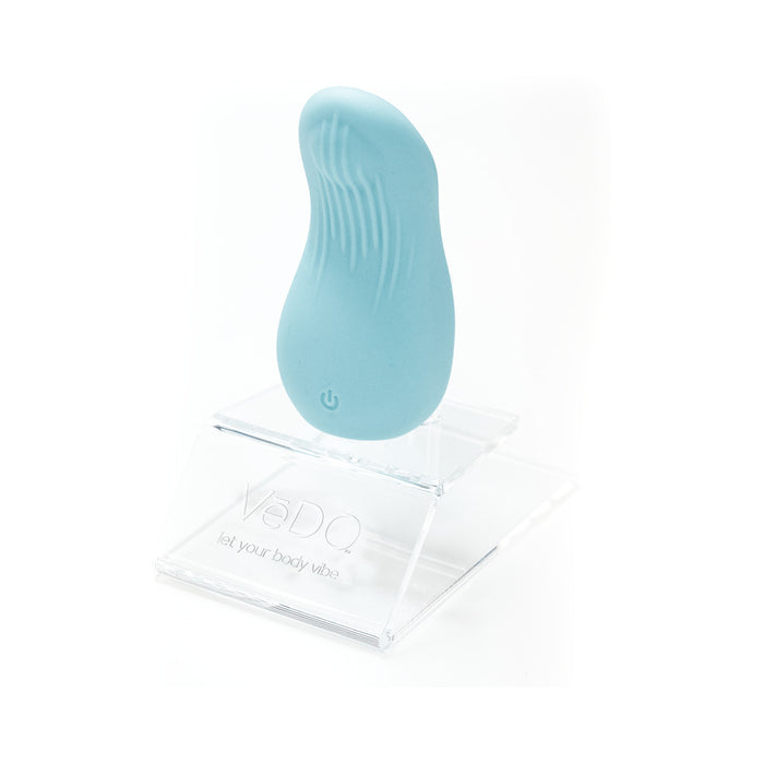 VeDO Luxi Rechargeable Clitoral Finger Vibe Turquoise Tester