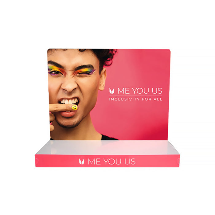 Me You Us Slat Wall Acrylic Shelf