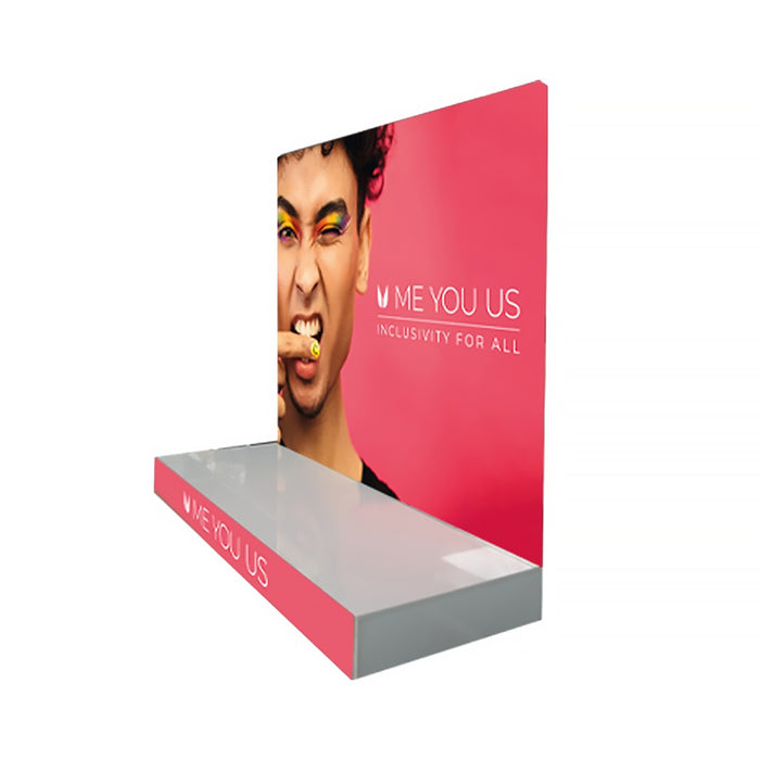 Me You Us Slat Wall Acrylic Shelf