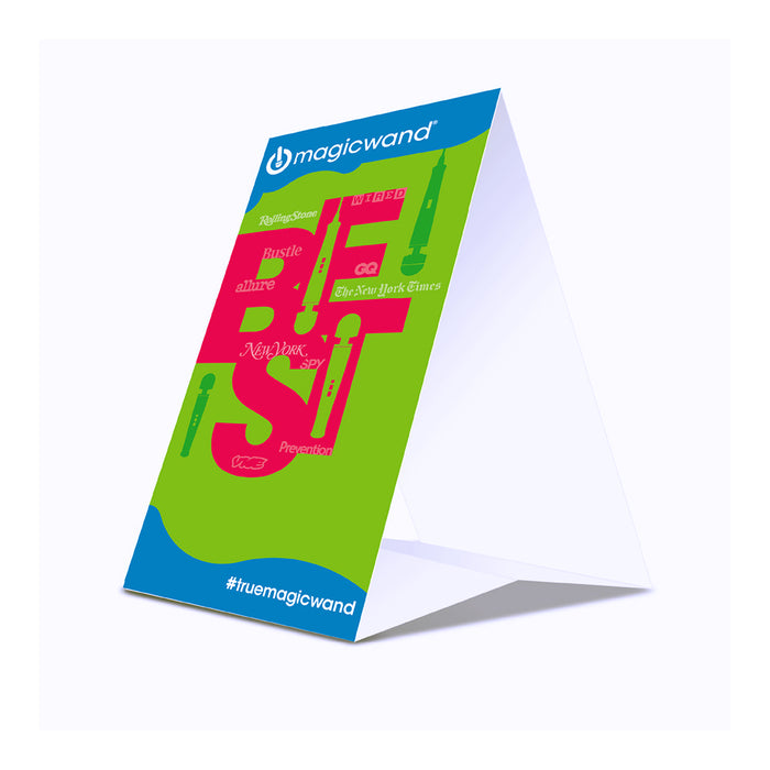 Magic Wand BEST (Features) Table Tent