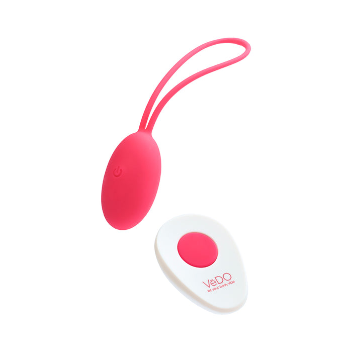 VeDO Peach Rechargeable Egg Vibe - Foxy Pink - Tester