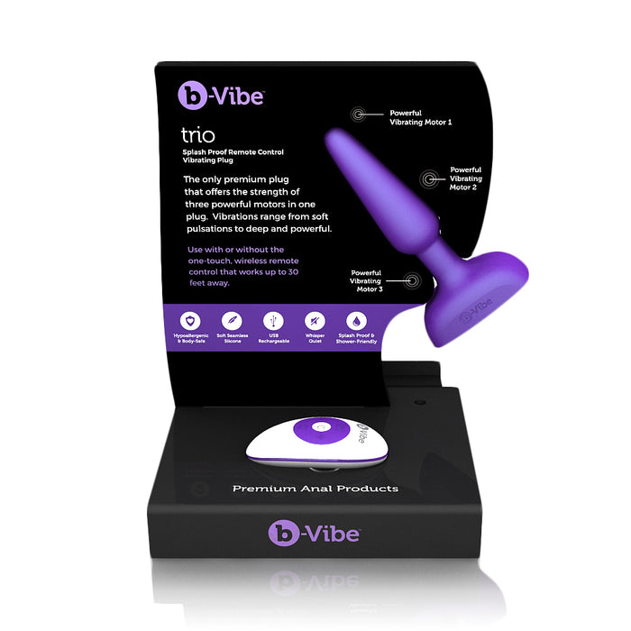 b-Vibe Trio Acrylic Display
