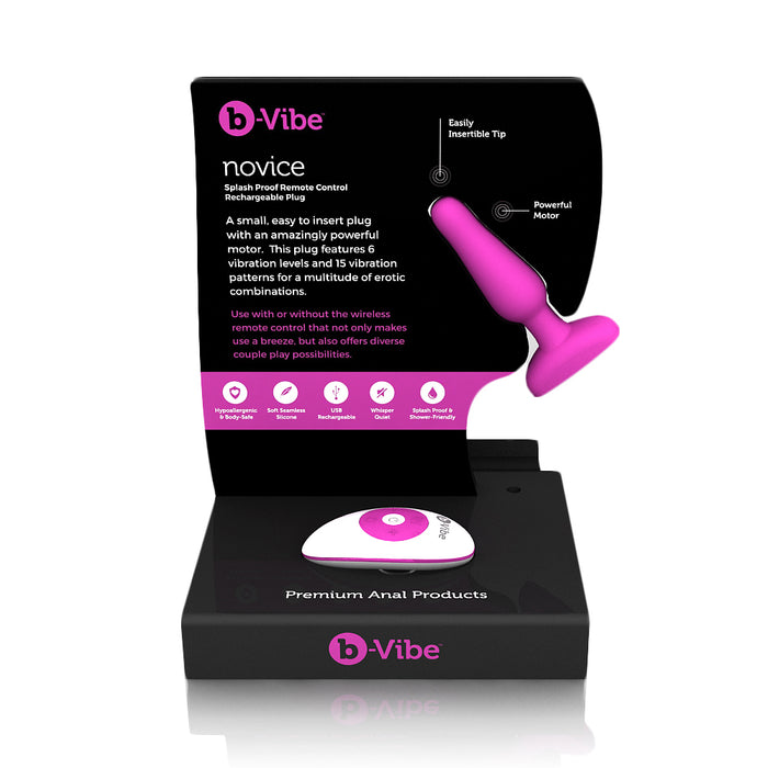 b-Vibe Novice Plug Acrylic Display