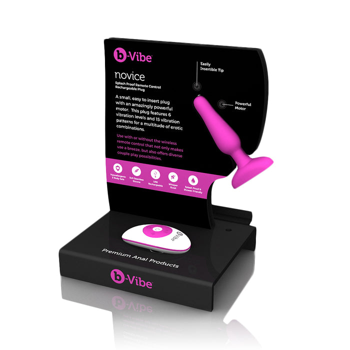 b-Vibe Novice Plug Acrylic Display