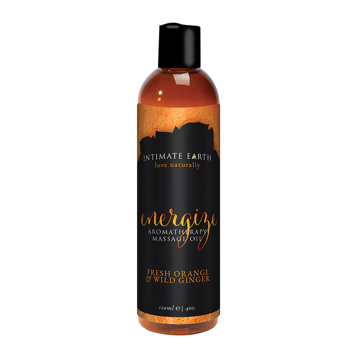 Intimate Earth Energize Massage Oil 4 oz. Tester