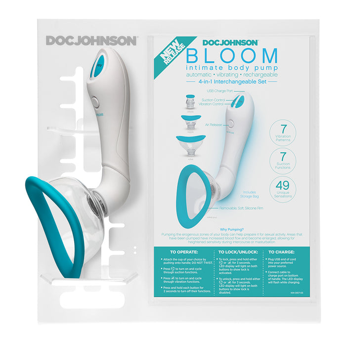Bloom Intimate Body Pump Rechargeable Tester & Acrylic Display