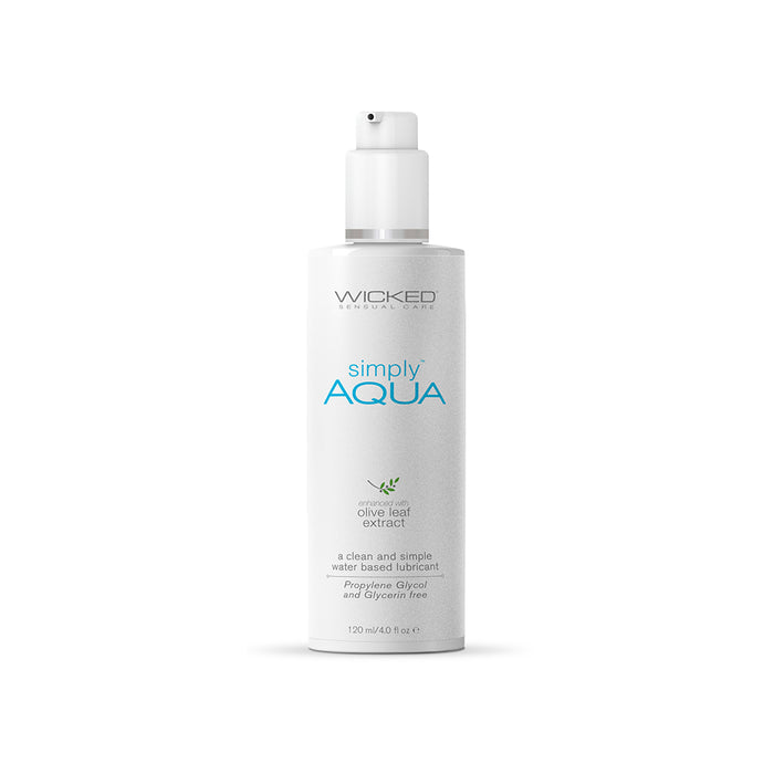 Wicked Simply Aqua lube 4 oz. Tester