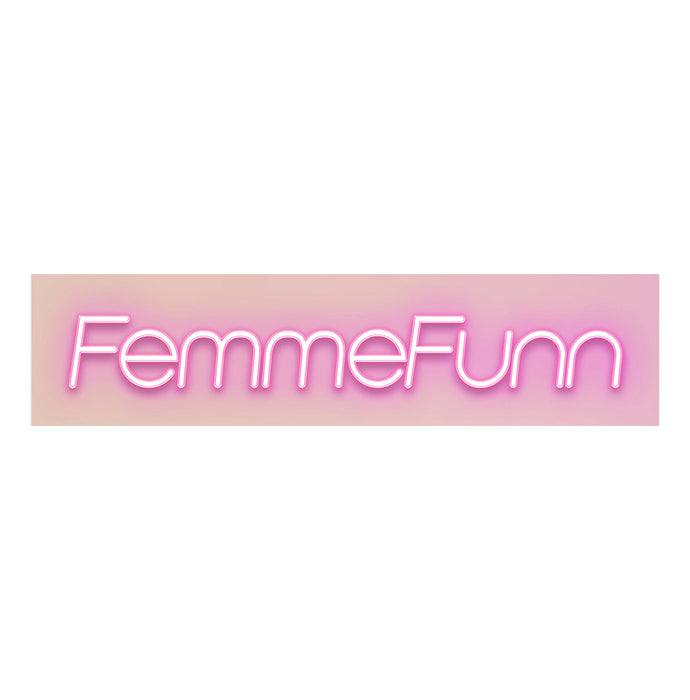 FemmFunn Neon Sign 7 x 30 in. Pink