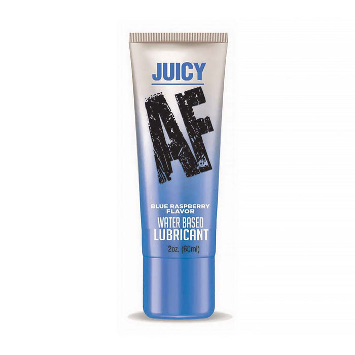 Juicy AF Water-Based Lubricant Blue Raspberry 2 oz. Tester