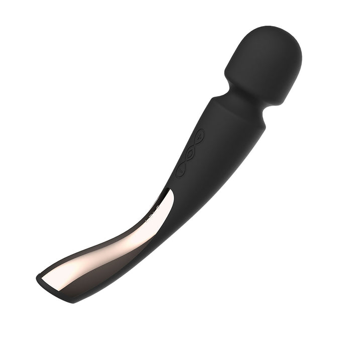 LELO SMART WAND 2 Large Rechargeable Wand Vibrator Black Tester