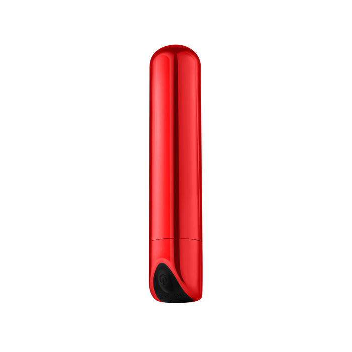Luv Inc Sb33 Shiny Bullet Vibrator Red Tester