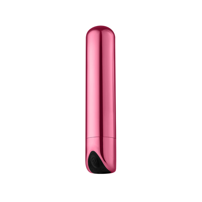 Luv Inc Sb33 Shiny Bullet Vibrator Light Pink Tester