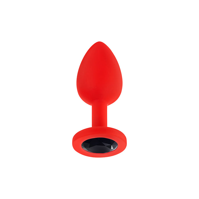 Luv Inc Jp31 Jeweled Small Plug with Interchangeable Gems Red Tester