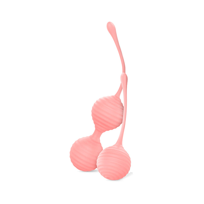 Luv Inc Kg88 Kegel Balls 2-Piece Set Light Pink Tester