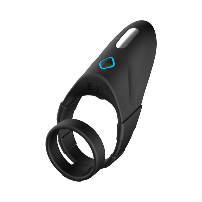 Forto F-48 Rechargeable Silicone Perineum Vibrating Double Cockring Tester