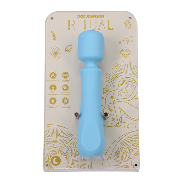 RITUAL Euphoria Rechargeable Silicone Wand Vibe Tester & Acrylic Display