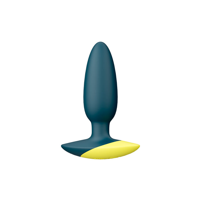 ROMP Bass Silicone Vibrating Anal Plug Dark Green Tester