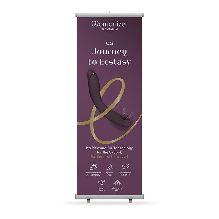 Womanizer OG Roll-up Banner