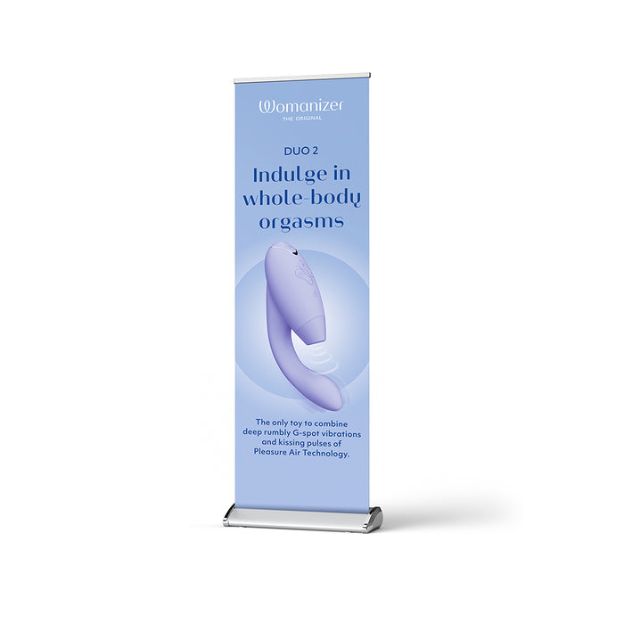 Womanizer Duo 2 Roll Up Banner