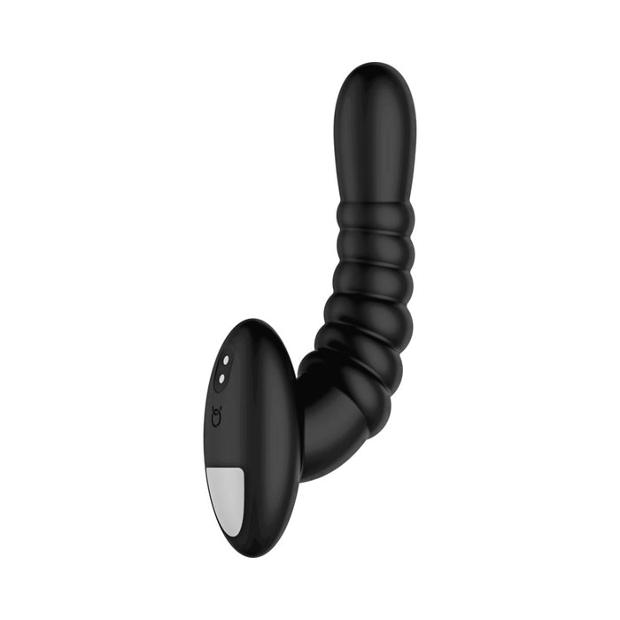 Forto Ribbed Pro Rechargeable Silicone Vibrating Anal Massager Tester