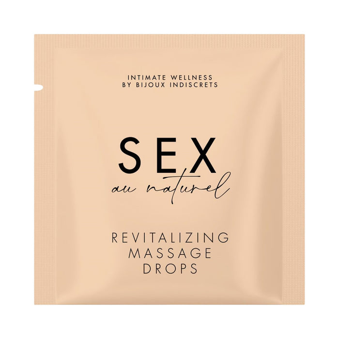 Sex Au Naturel Revitalizing Intimate Massage Drops Sachette