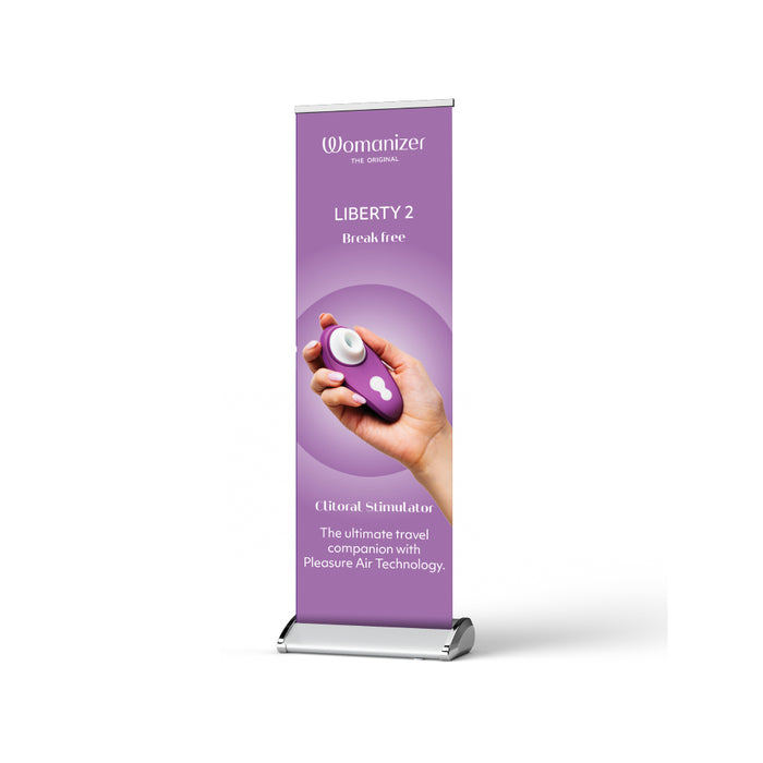 Womanizer Liberty 2 Roll-up Banner