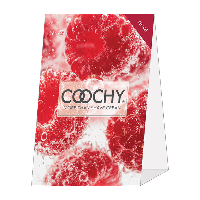 Coochy Shave Cream Berry Bliss Collection Shelf Talker