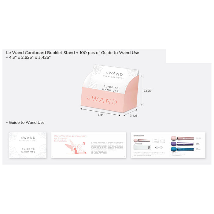 Le Wand Stand w/100 Guide to Wan 3x1.5x4