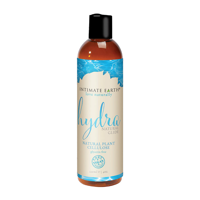 Intimate Earth Hydra Water Based Natural Glide with Plant Cellulose 4 oz. Tester