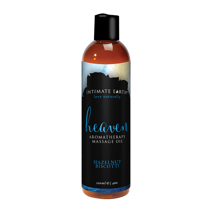Intimate Earth Heaven Hazelnut Biscotti Massage Oil 4 oz. Tester