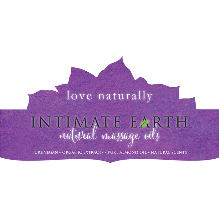 Intimate Earth Massage Oil Shelf Talker