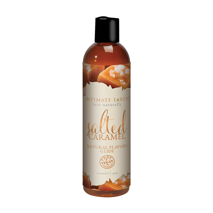 Intimate Earth Sea Salt Caramel Flavored Glide 4 oz. Tester
