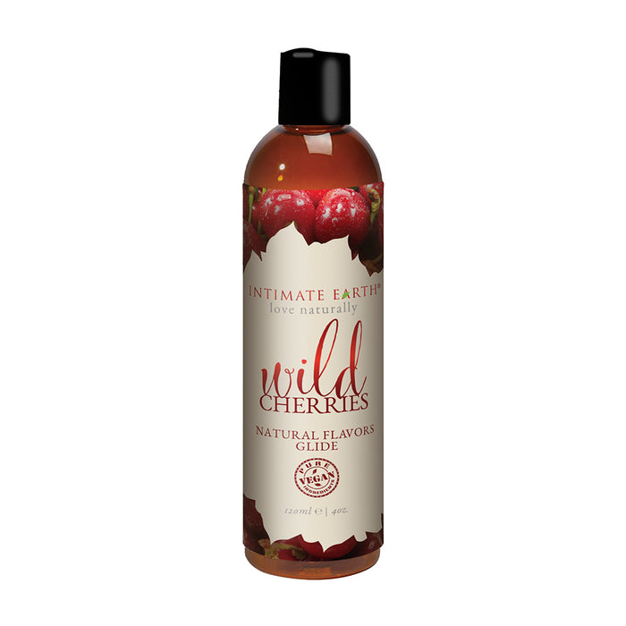 Intimate Earth Wild Cherries Flavored Glide 4 oz. Tester