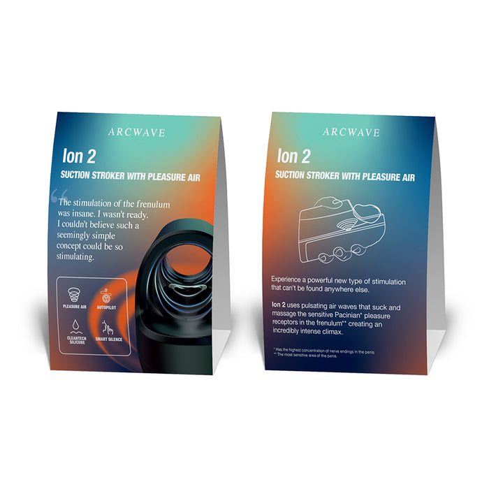 Arcwave Ion 2 Tent Card EN/ES