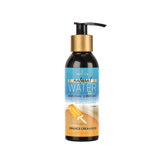 Sensuva Natural Water-Based Personal Lubricant Orange Creamsicle 4.23 oz. Tester