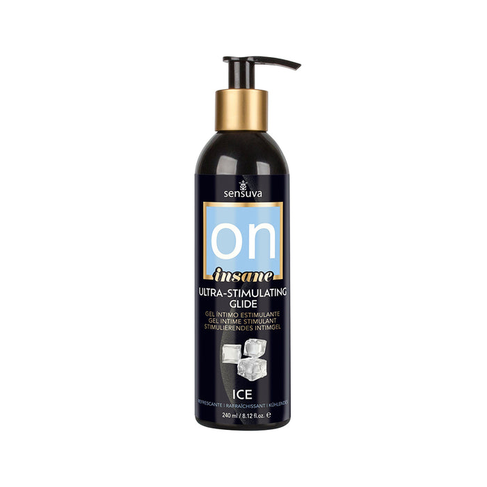 Sensuva Ultra-Stimulating ON Insane Ice Personal Moisturizer 4.23 oz. Tester
