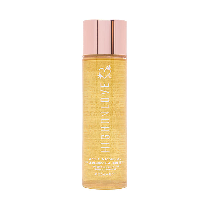 HighOnLove Massage Oil Strawberry Champagne Tester