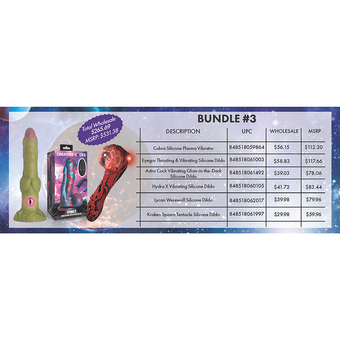 Nalpac Exclusive Creature Cocks Bundle 3