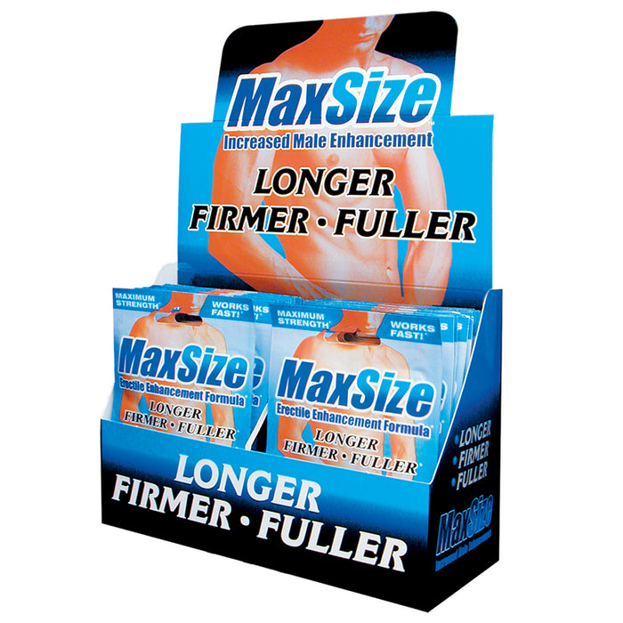 MaxSize Erectile Enhancement Formula Pills 2-Pack 24-Piece Display