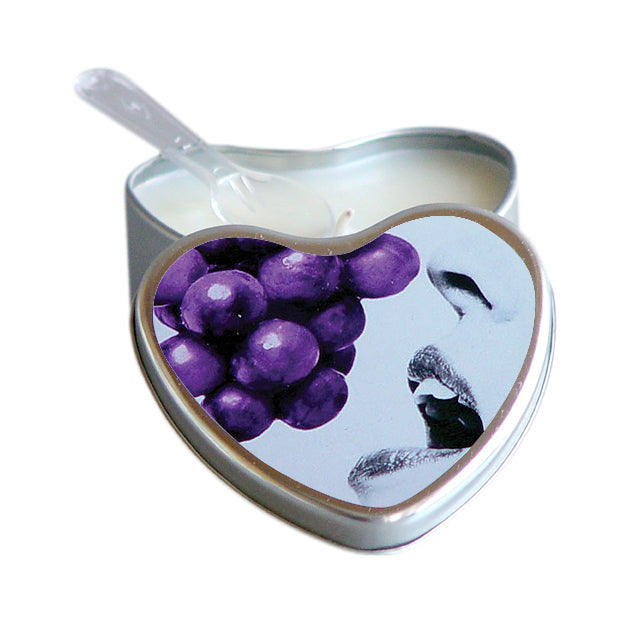 Buy Earthly Body Hemp Seed 3 In 1 Massage Heart Candle - Cuddle Online