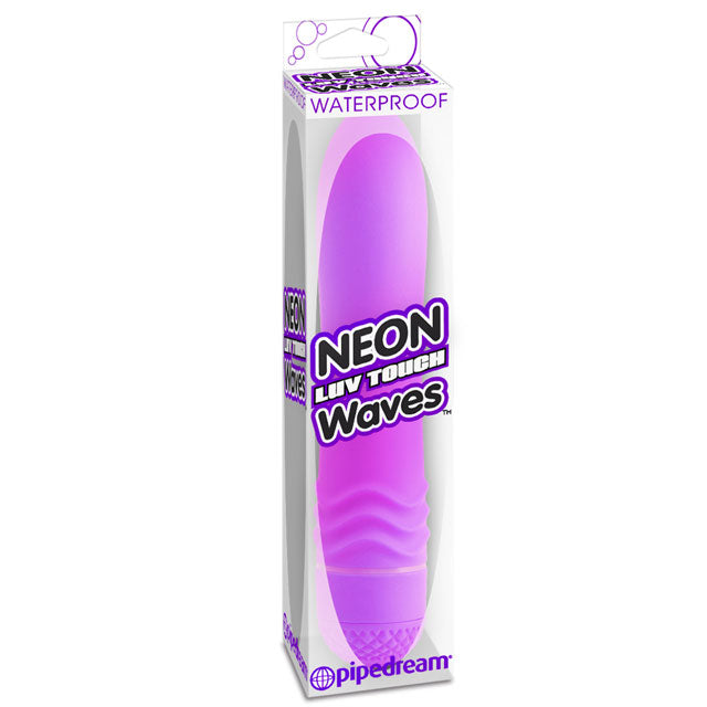 Pipedream Neon Luv Touch Waves Waterproof Vibrator Purple