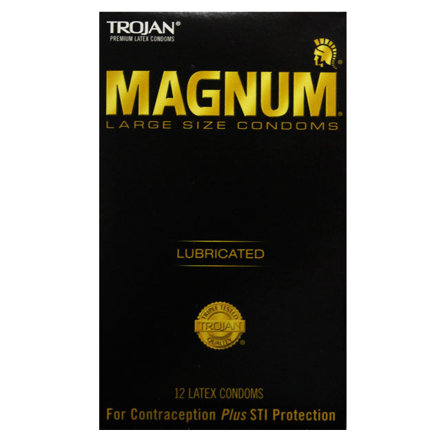 Trojan Magnum Larger Size Condoms 12-Pack